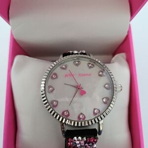 (#234) Betsey Johnson  Heart Women's Watch